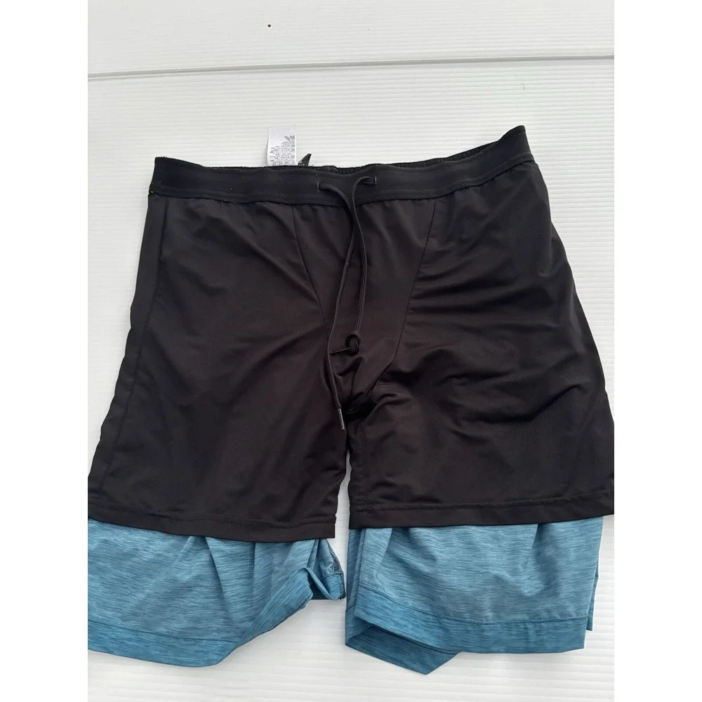 Kirkland Signature Men's Swim Trunks Multicolor Size L Mesh‎ Lined